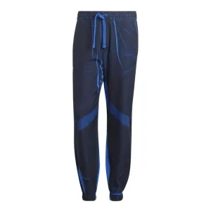 Men's adidas originals x Blue Version Crossover SS22 Casual Colorblock Splicing Logo Sports Pants HD4831