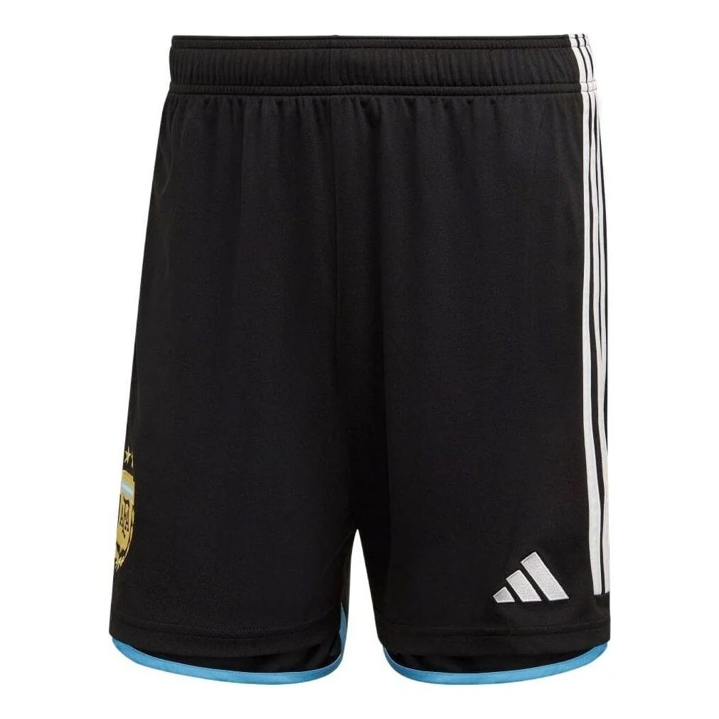 adidas Argentina 22 Home Shorts Asia Sizing 'Black White' HB9216
