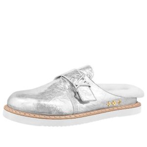 LOUIS VUITTON LV Easy mules 'Silver' 1A9INH