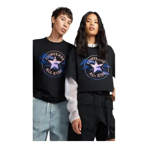 Converse Go-To Clouds Graphic Standard Fit T-Shirt Asia Sizing 'Black' 10024575-A02