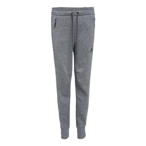 Air Jordan Icon Fleece Cuffed Sweatpants 'Grey' 809475-060