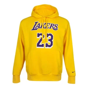 Nike NBA Lakers Lebron James Hoodie 'Yellow' CZ0282-728