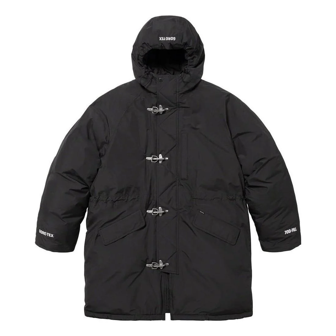 Supreme GORE-TEX 700-Fill Down Clip Parka 'Black' SUP-FW23-255