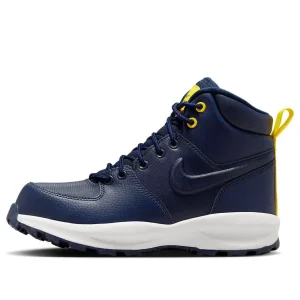 (GS) Nike Manoa LTR 'Obsidian Summit White Opti Yellow' BQ5372-401