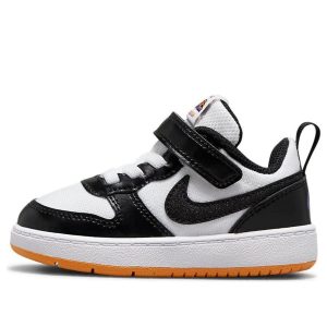 (TD) Nike Court Borough Low 2 SE 'White Kumquat Black' DN1230-100