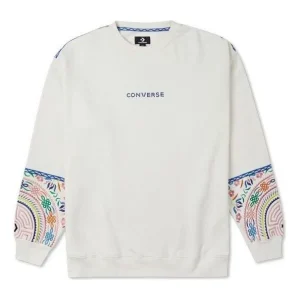 Converse Tapesty Crewneck Sweatshirt Asia Sizing 'White' 10025058-A01