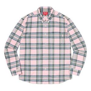 Supreme Tartan Flannel Shirt 'Pink Blue Grey' SUP-FW20-183