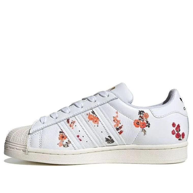 (WMNS) adidas Superstar 'White Floral' FY8768