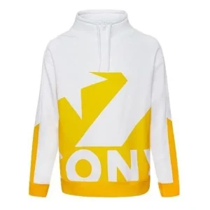Converse Printed Funnel Neck Sweatshirt Asia Sizing 'Yellow' 10019472-A03