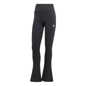 (WMNS) adidas Essentials Rib Flared Pant 'Black' II8056