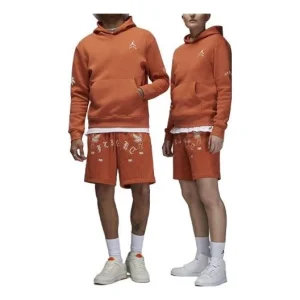 Air Jordan Artist Series by Umar Rashid Fleece Pullover Hoodie 'Orange' DX9706-812