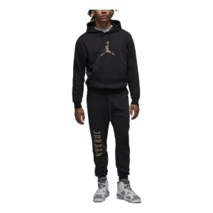 Air Jordan Holiday Fleece Pullover Hoodie 'Black' FD7465-011