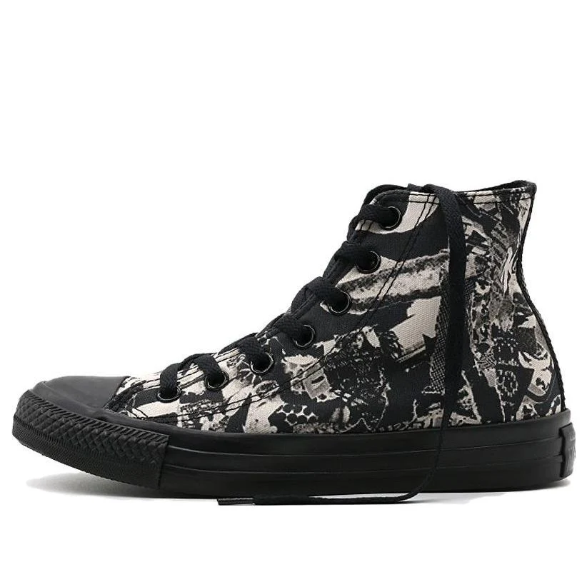 (WMNS) Converse Chuck Taylor All Star High Top 'Parchment Print Black' 549640C