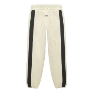 adidas Fear of God Athletics Heavy Fleece Sweatpants Asia Sizing 'Pale Yellow Black' IS8758