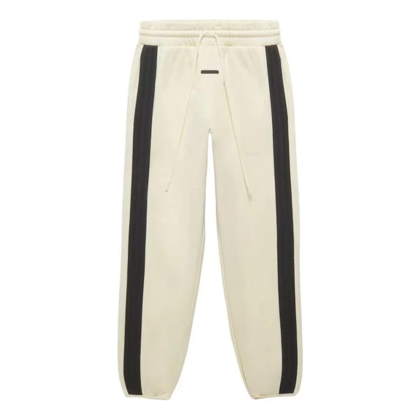 adidas Fear of God Athletics Heavy Fleece Sweatpants Asia Sizing 'Pale Yellow Black' IS8758