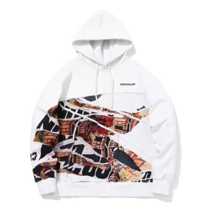 Li-Ning CF Series x Dunhuang Museum Crossover Pullover Couple Style 'White' AWDQ676-1