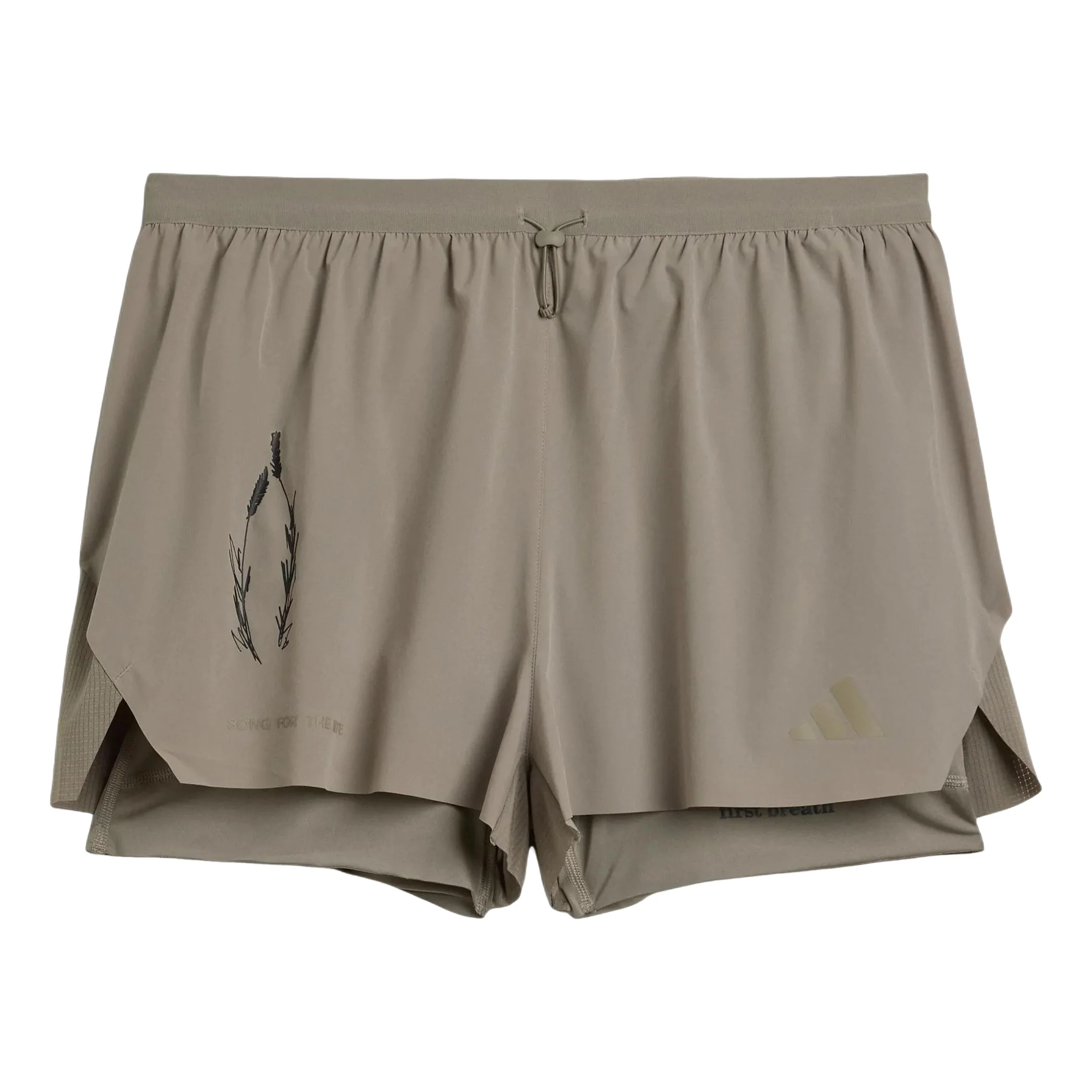 (WMNS) adidas x Song For the Mute 2in1 Shorts Asia Sizing 'Putty Beige' KW8030