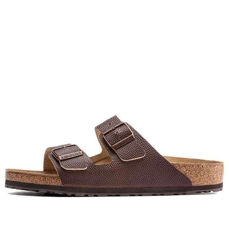 Birkenstock Arizona Natural Horween Sandals 'Brown' 1022353