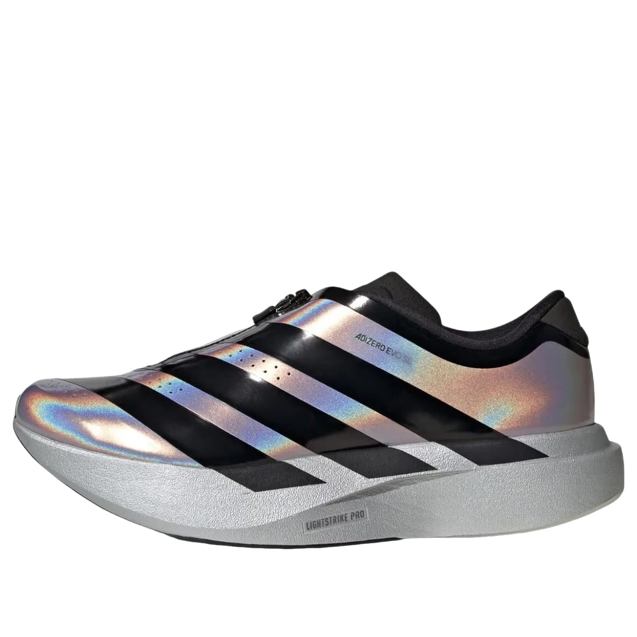 (WMNS) adidas Adizero Evo SL Zip 'Silver Metallic Black' KH7788