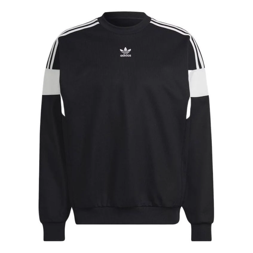 adidas originals Adicolor Classics Cut Line Crew Sweatshirt 'Black' HN6117