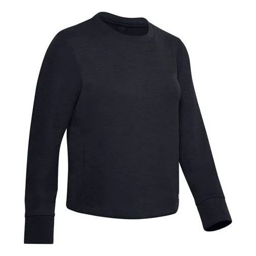 (WMNS) Under Armour Unstoppable Back Mesh Zipper Training Pullover Black 1344159-001