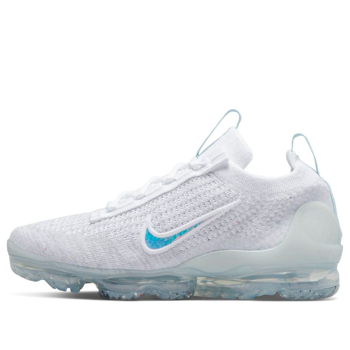 (GS) Nike Air VaporMax 2021 Flyknit 'Mismatched Swoosh - White Aura' DB1550-102