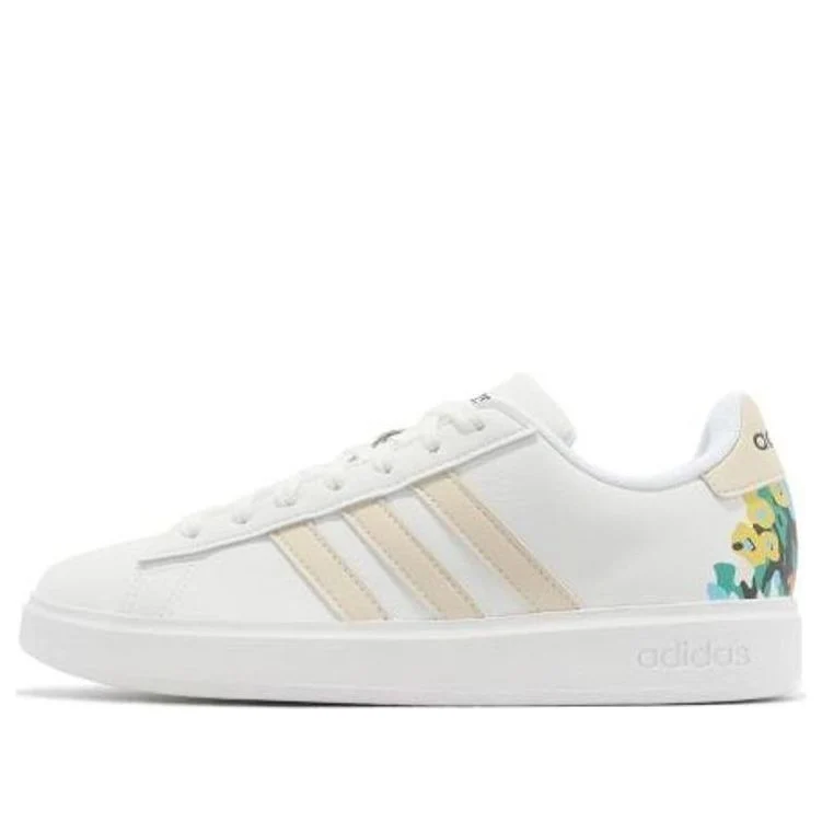 (WMNS) adidas Grand Court Cloudfoam 'Floral Heel' HP6623