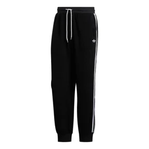 Men's adidas originals Camo Tp Side Stripe Running Sports Bundle Feet Pants Black GD3506