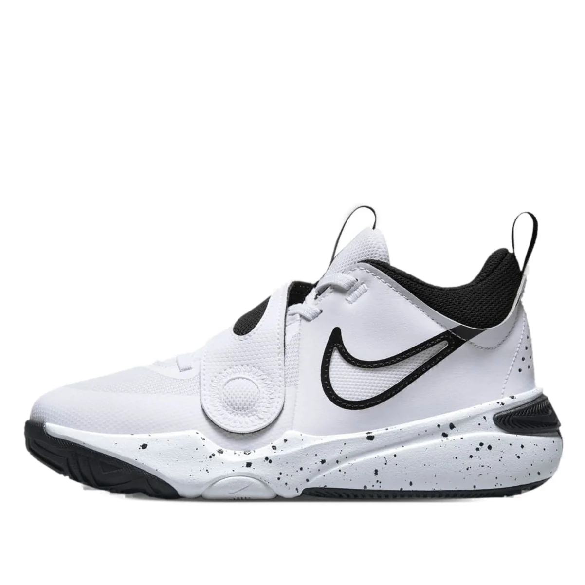 (GS) Nike Team Hustle D 11 Basketball Shoes 'White Black' DV8996-100