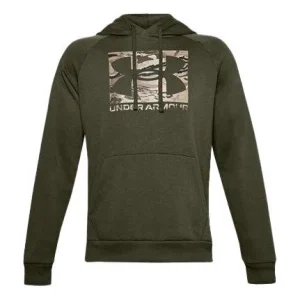 Men's Under Armour Logo Printing hooded Drawstring Green 1357939-390