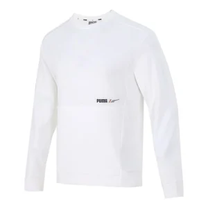 PUMA Training Sports Breathable Round Neck Pullover White 846532-02
