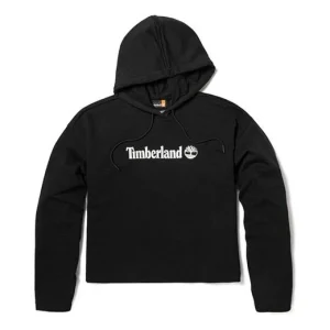 (WMNS) Timberland Brand hoodie 'Black' A6AZ2-001