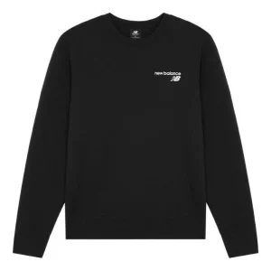 New Balance Classic Core Sweatshirt Asia Sizing 'Black White' MT03911-BK