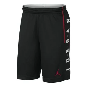 Air Jordan Rise Alphabet Logo Loose Quick Dry Basketball Sports Shorts Black 888377-010