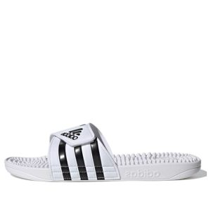 adidas Adissage Slides 'White Black' F35573