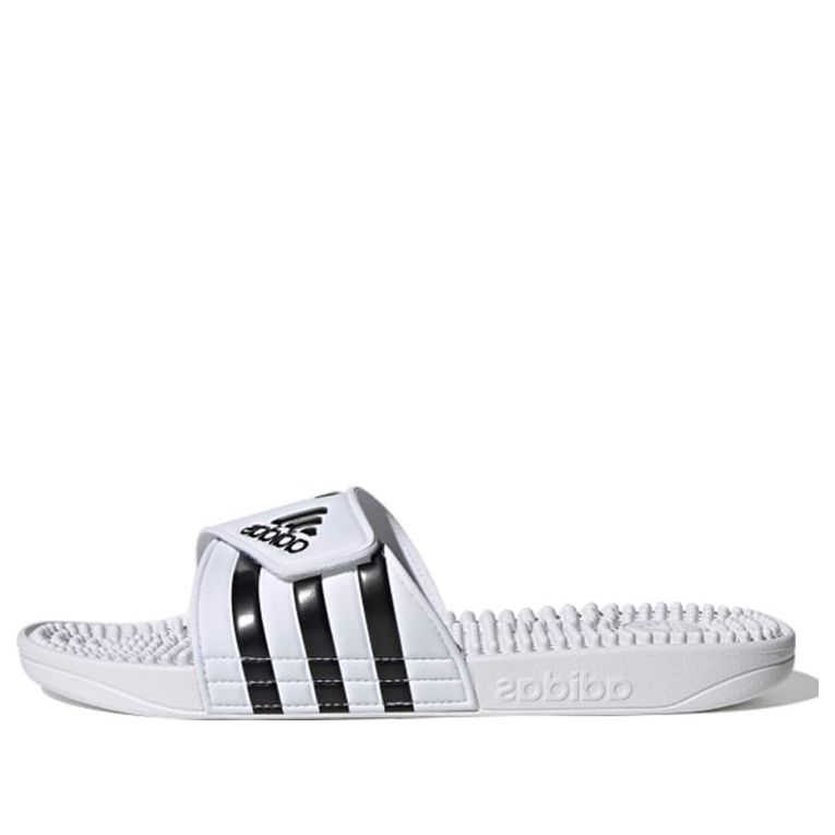 adidas Adissage Slides 'White Black' F35573