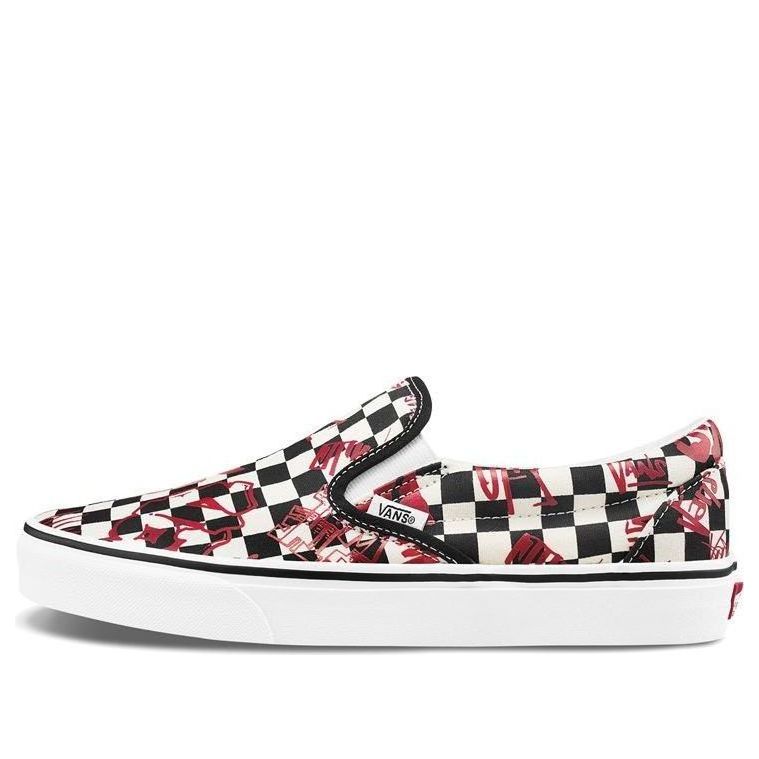Vans Classic Slip-On 'Black White Red' VN0A4BV31IW