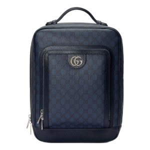 Gucci Mini GG Canvas Medium Backpack 'Blue Black' 745718-FACCQ-8443