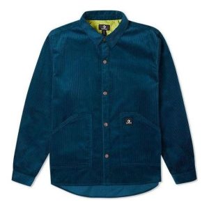 Converse Corduroy Button Shirt Asia Sizing 'Blue' 10024006-A02