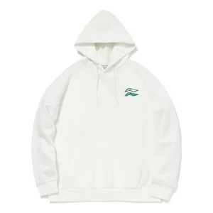 Li-Ning Sports Fashion Series Loose Pullover Hoodie 'White' AWDQB38-2