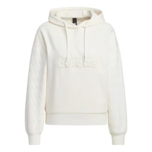 (WMNS) adidas Met Hoodie Asia Sizing 'White' HM7104