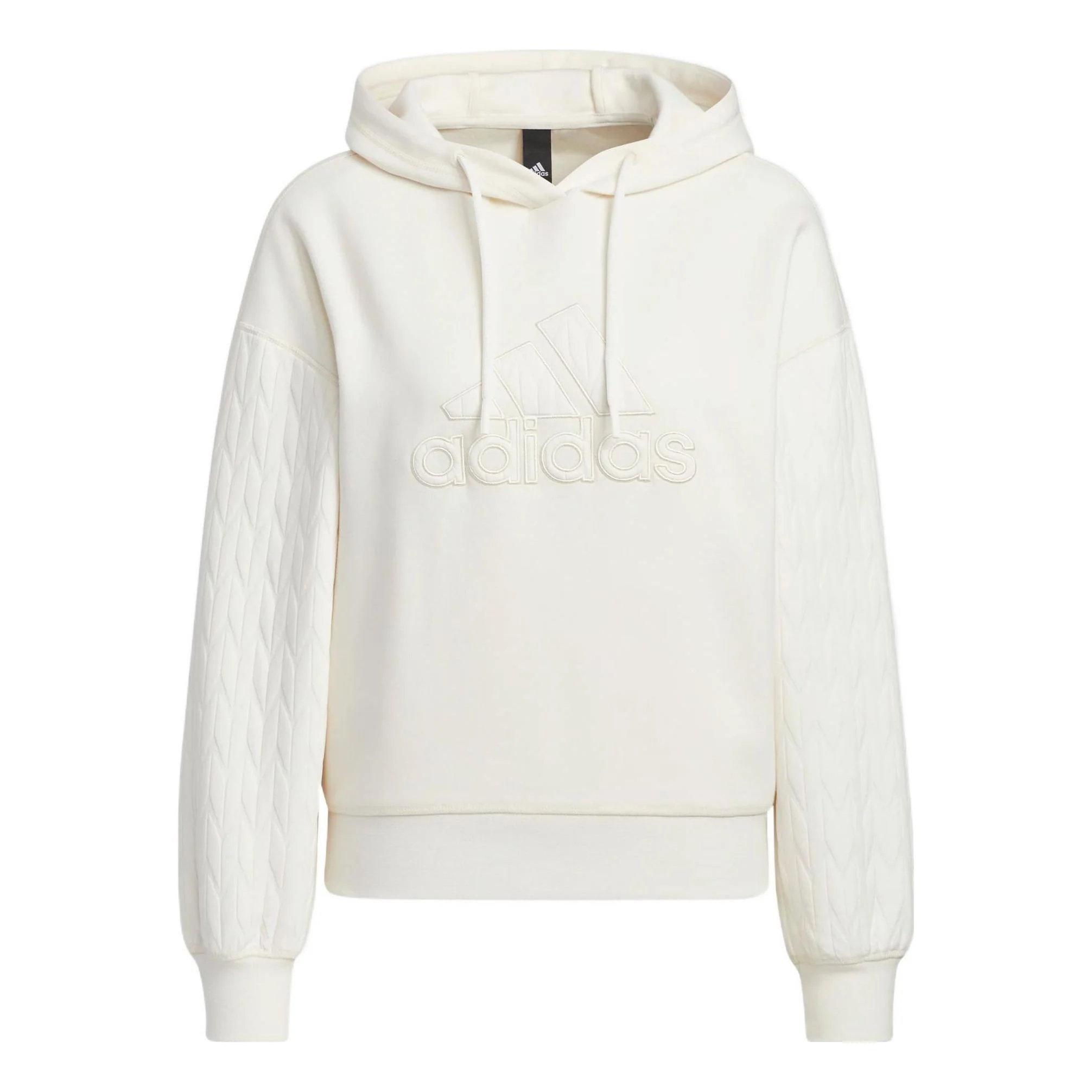 (WMNS) adidas Met Hoodie Asia Sizing 'White' HM7104