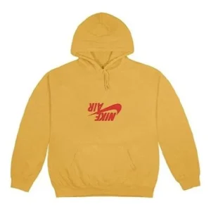 Travis Scott x Jordan Crossover Alphabet Printing Hoodie 'Yellow' TC-374
