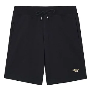 New Balance Logo Print Shorts Asia Sizing 'Black' AMS01517-BK