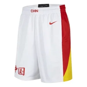 Nike Logo Alphabet Printing Basketball Shorts White CZ6647-100
