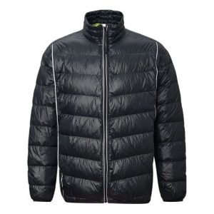 Converse Stand Collar Light Puffer Jacket Asia Sizing 'Black' 10020671-A03