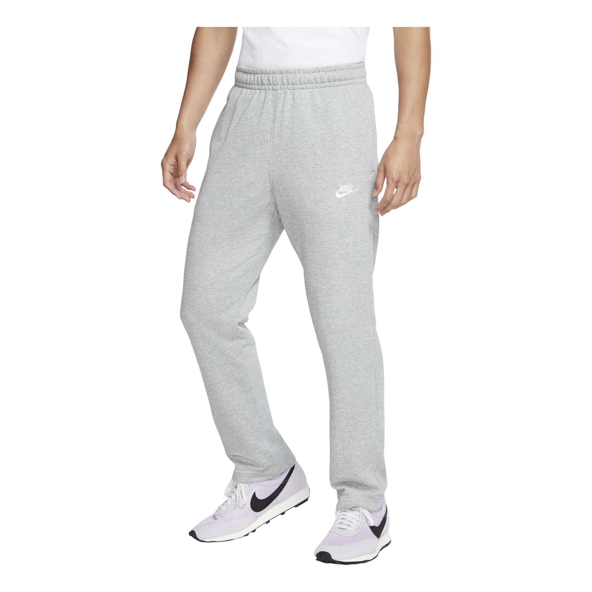 Nike Sportswear NSW CLUB PANT OH FT Athleisure Casual Sports Breathable Long Pants light grey BV2714-063