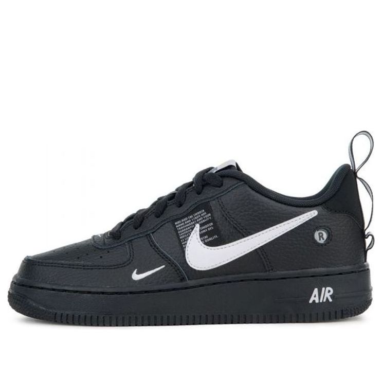 (GS) Nike Air Force 1 Lv8 Utility 'Overbranding Black' AR1708-001