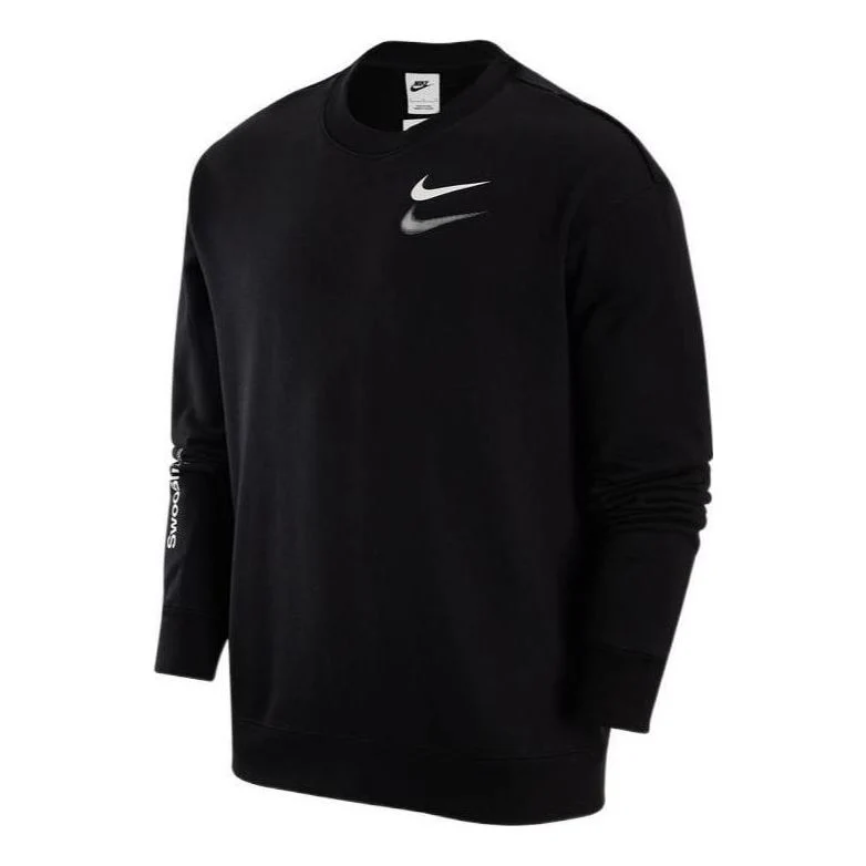Nike swoosh shadow printed sweatshirt 'Black' FB1911-010