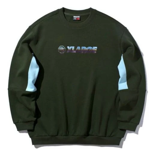 Li-Ning x XLARGE Crossover Loose Pullover 'Green' AWEP031-1